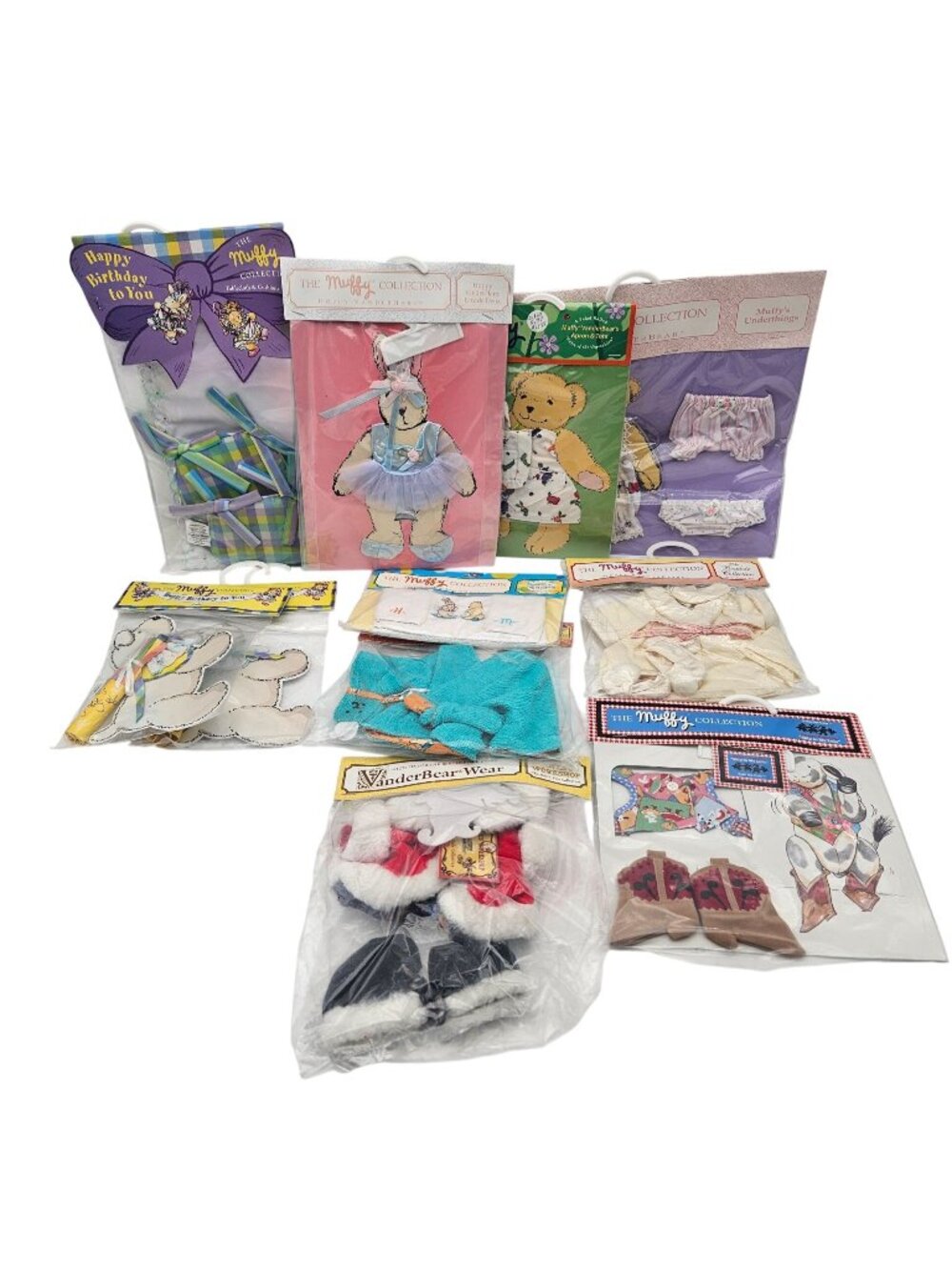 Lot of Muffy Vanderbear Hoppy Bunny Patti Cow New Outfits & Accessories NEW